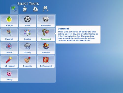 Depressed Trait