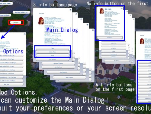 Show/Search Sim Info Mod
