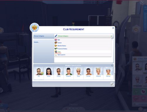 More Club Members [& Gender Requirements!]