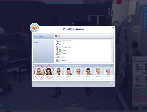 More Club Members [& Gender Requirements!]