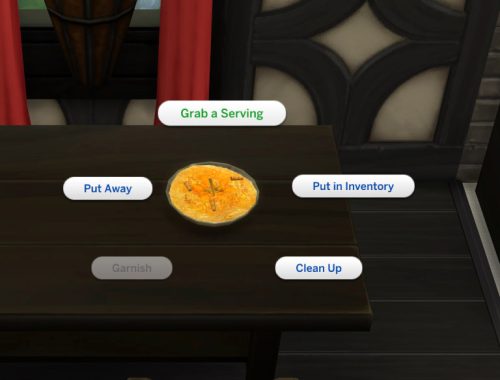 Peach Crumble Custom Food