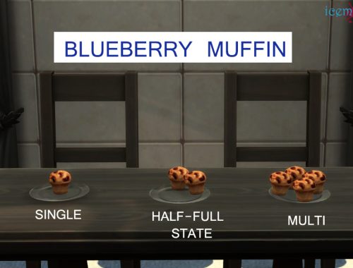 Blueberry Delights -  Cheesecake and Muffin
