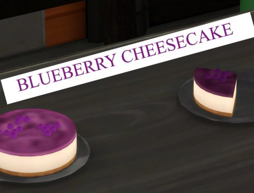 Blueberry Delights -  Cheesecake and Muffin