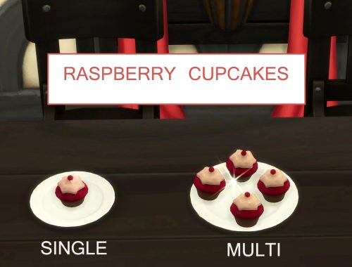 Custom Raspberry Treats - Tart and Cupcake (Updated 21.06.2017)