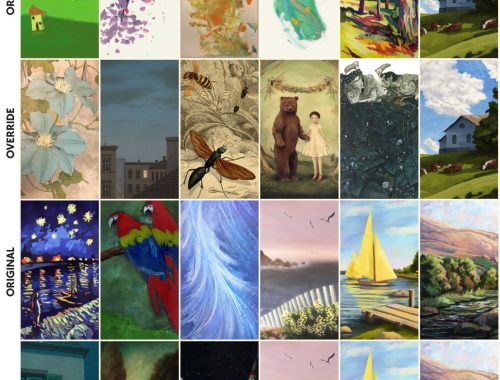 DReplacement Easel Paintings