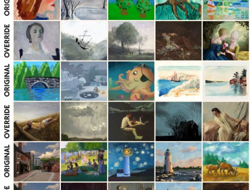 DReplacement Easel Paintings