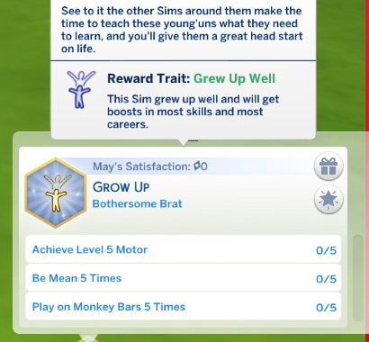Grow Up Aspiration (TS2-TS4)