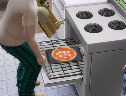 Home-made Pizza Margherita