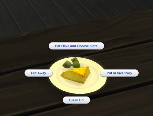 Olive And Cheese Plate Custom Food