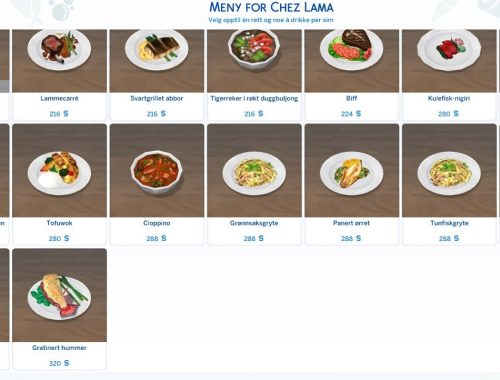 More realistic restaurant