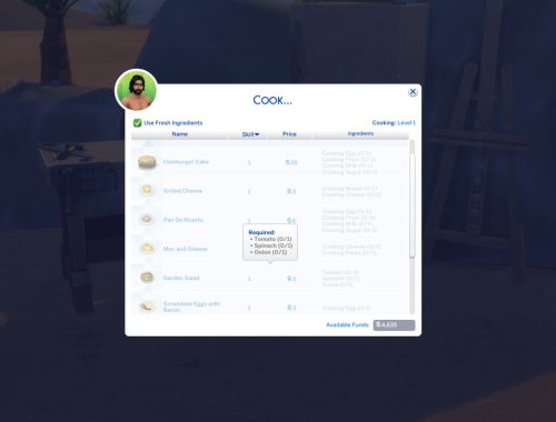 GrayCurse's Cooking & Ingredients Overhaul
