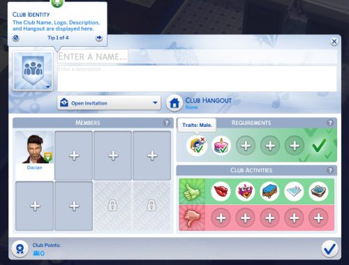 Club Requriment: Gender Filters (Updated 06/10/2017)