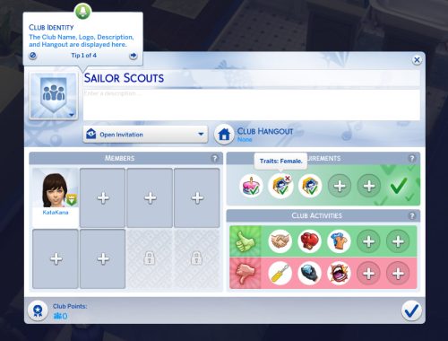 Club Requriment: Gender Filters (Updated 06/10/2017)