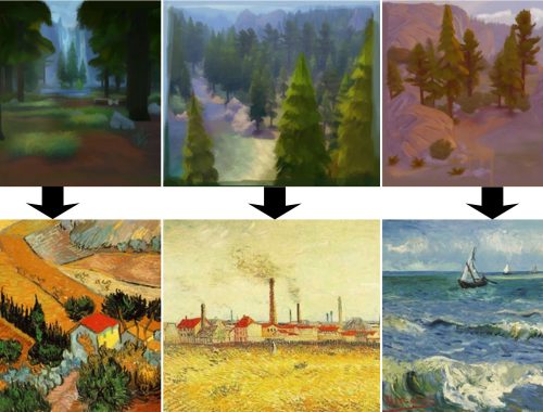 Landscape Paintings Replaced