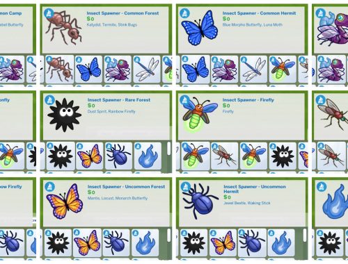Outdoor Retreat Insect Spawners Unlocked