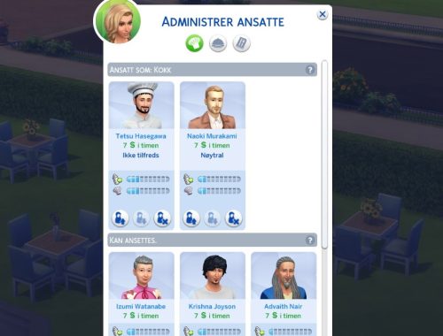 Chef & Waiter Perk