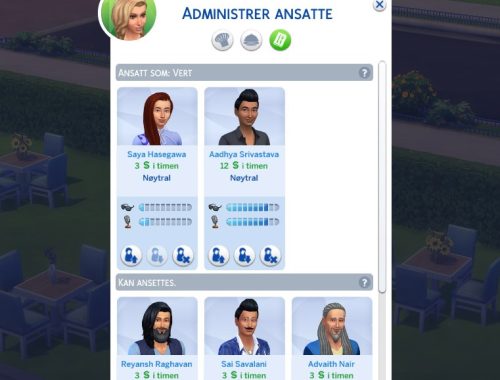 Chef & Waiter Perk