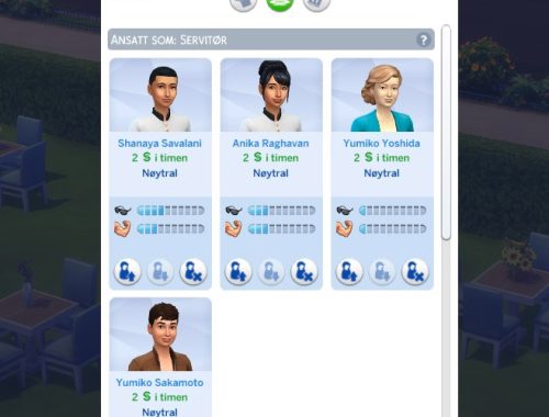 Chef & Waiter Perk