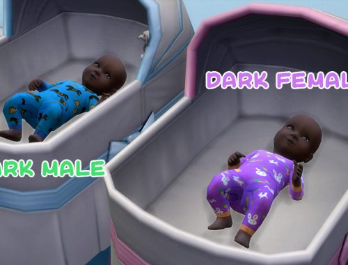 Maxis Match Newborn Baby Sleepers