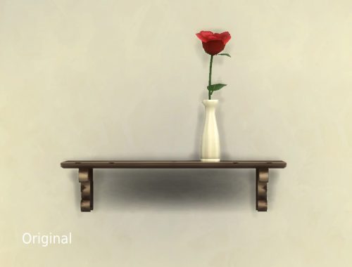 Rustic Wall Shelf Shadow Fix + Missing Colour