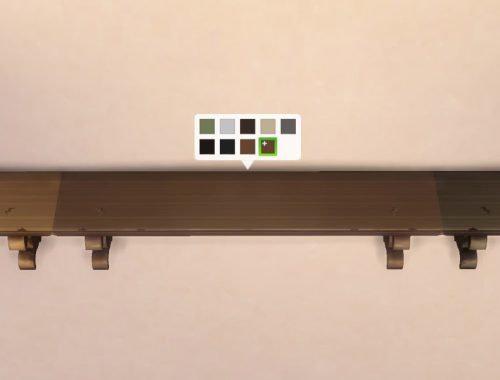 Rustic Wall Shelf Shadow Fix + Missing Colour