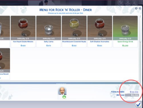 Sims 4 Restaurant Price Increment!