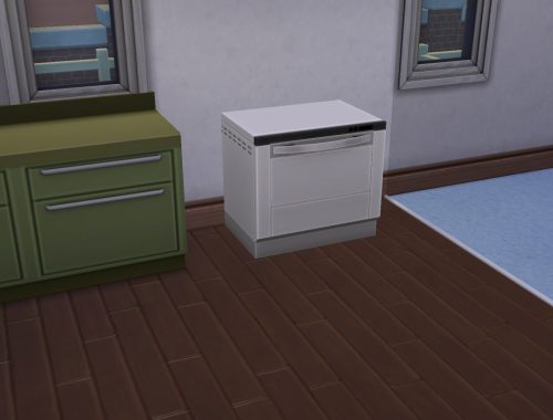 placeable dishwashers on ground