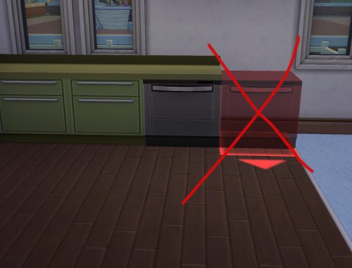 placeable dishwashers on ground