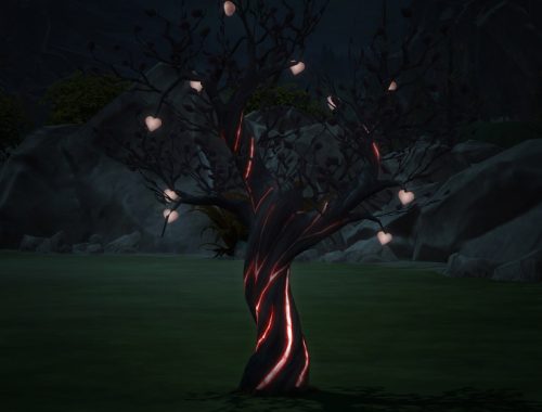 Vampire Hearts - Harvestable Heart Tree and Edible Vampire Hearts