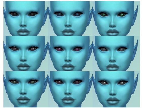 Alien Eye and Mouth Defaults