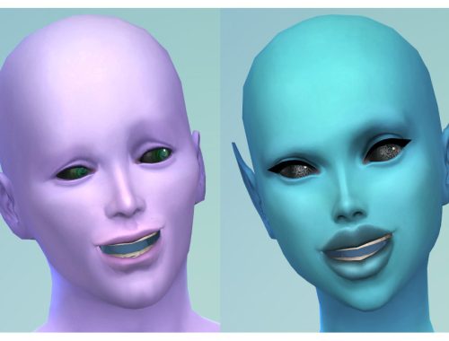 Alien Eye and Mouth Defaults