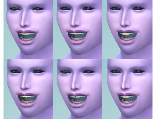 Alien Eye and Mouth Defaults