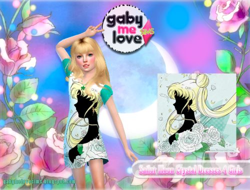 Sailor Moon Crystal Dresses 4 Girls
