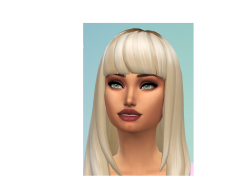 Blonde Hair Dark Roots Maxis Match