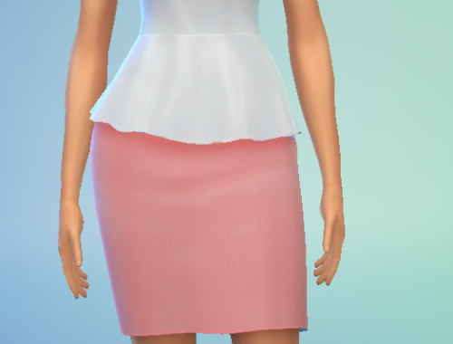 Peplin Dress Recolour Maxis Match