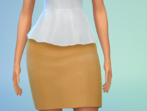 Peplin Dress Recolour Maxis Match