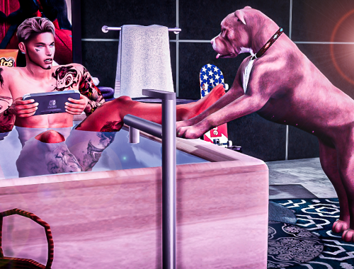POSEPACK "I LOVE MY RELAXATION...MY DOG TOO...!"