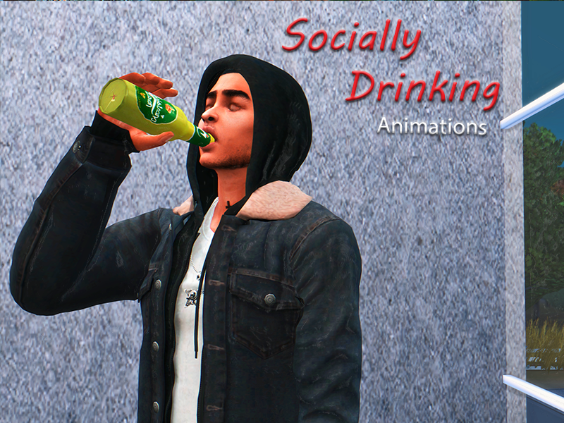 Socially Drinking Animations The Sims 4 Catalog
