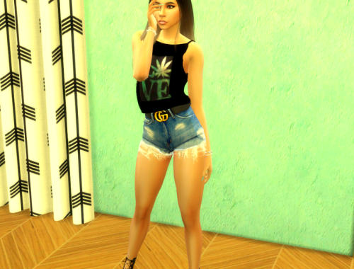 Isobel Top Weed Recolor
