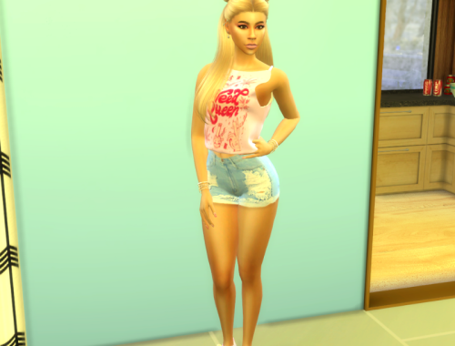 Isobel Top Girly Weed Recolor