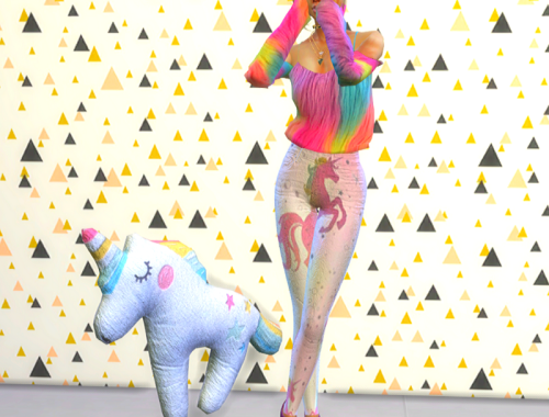 High Waist Jeans Recolor