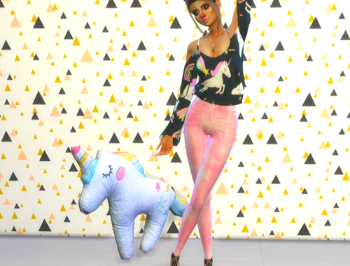 High Waist Jeans Recolor