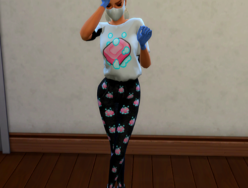 Covid 19 Outfit (Recolored)
