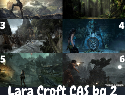 Lara Croft CAS background Pack 1 + 2