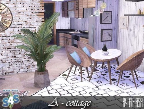 A frame cottage at Aifirsa