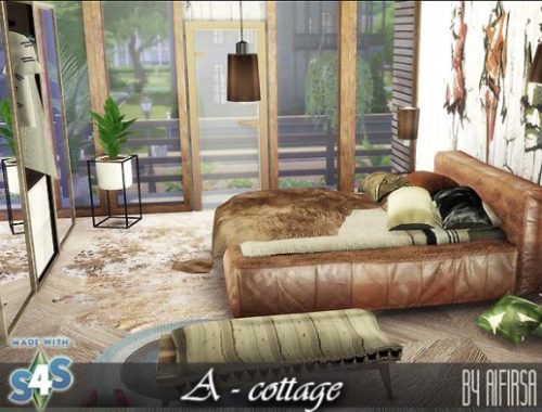 A frame cottage at Aifirsa