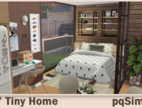 A-frame Tiny Home at pqSims4