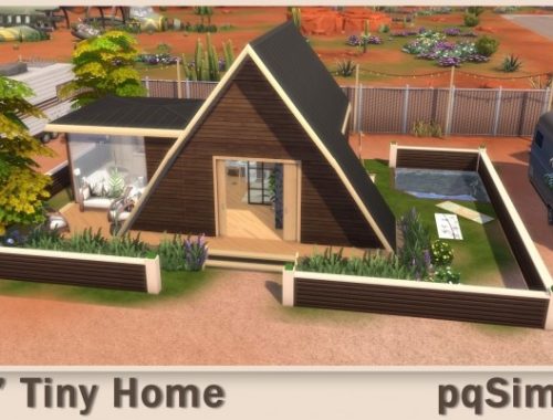 A-frame Tiny Home at pqSims4