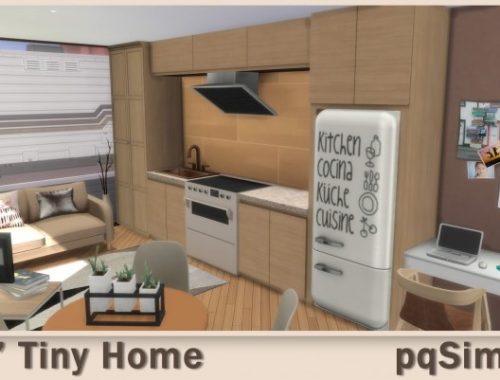 A-frame Tiny Home at pqSims4