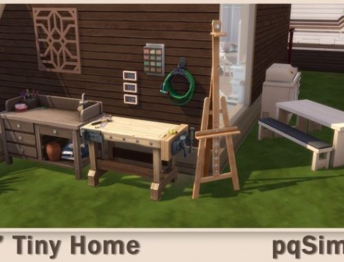 A-frame Tiny Home at pqSims4